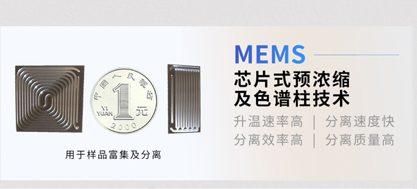 PB-350便攜式氣相色譜分析儀芯片式預(yù)濃縮及氣相色譜柱