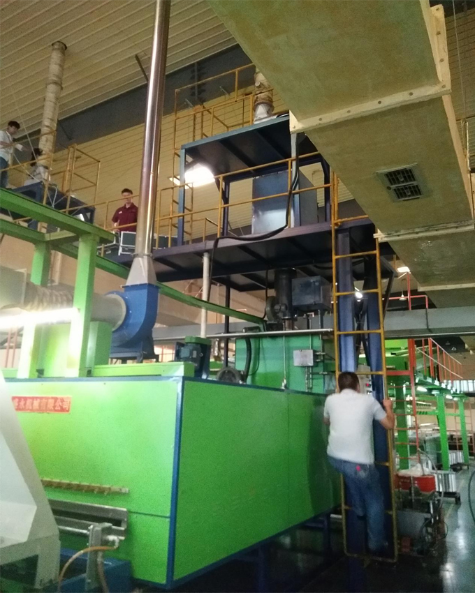 電纜企業(yè)噴涂車間PF-300儀器現場測試