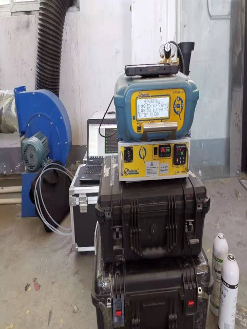 汽油車監(jiān)測(cè)現(xiàn)場驗(yàn)證測(cè)試非甲烷總烴濃度變化