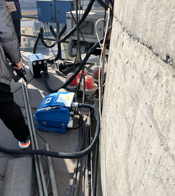 PF-300山西梗陽能源有限公司現(xiàn)場測(cè)試